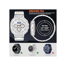 - İle Uyumlu Galaxy Watch 8 40mm 44mm Classic 46mm Kordon Klipsli Metal Kordon 04 Kısaltma Aparatı