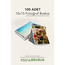 10x15 Fotoğraf Baskısı 100 Adet Parlak Baskı