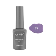 Lila Kalıcı Oje 75-yoğun Renk Veren Jel Oje 12 Ml-nail Uv Gel Polish 75