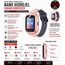 General Mobile Gm Buddy Uyumlu Nano Hidrojel Ekran Koruyucu Şeffaf Darbe Emici Film