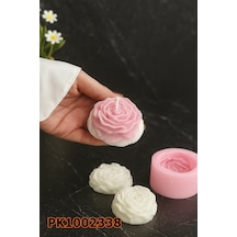 Pk1002338 - Silikon Kalıp Mum Kalıbı Şakayık Küçük
