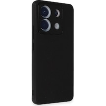 Xiaomi Redmi Note 13 Pro 5g Kılıf Taft Kapak - Siyah Düz Renkli