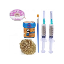 Havya Ucu Temizleme Lehim Solder Paste 138 C 42g Flux Lehim Toplama Cp-2015 Lehim Emme Teli 2,0 Mm St02