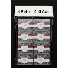 8 Kutu 400 Adet Eşarp İğnesi Başörtü İğnesi Türban Şal İğnesi Toplu İğne