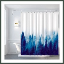 Bezos 180x180 Banyo Perdesi Nhr Çok Renkli
