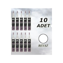 Silikonize Mastik Beyaz 500 Gr, 10 Adet