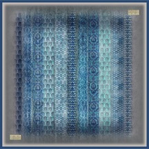 LA BOUTIQUE Yaz Serinliği Güz Eşarp - 90 X 90 -2669asm Mavi