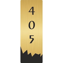Metal Departman Kapı İsimliği, Yönlendirme Levhası 405 Dikey 10x20 Cm Altın Renk
