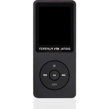 Ankatek 64 Gb Mp3 Çalar 1.8'' Ekran Taşınabilir Fm Radyo Ve Ses Kaydedici Çocuk/yetişkin, Küçük Ve Güçlü - Gümüş