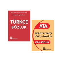 Mini Türkçe Sözlük- İngilizce Sözlük Plastik Kapak