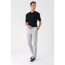 Efor Comfort Fit Yan Cep Beli Lastikli Esnek Pamuk Taş Jogger Pantolon P 1143 Taş