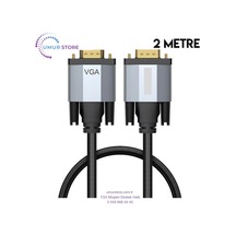 1080p Vga To Vga Kablo Monitör Projeksiyon Kablosu 2metre- 5775 - Mct6844-7186