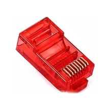 Powermaster Pm-22701 Rj45 Rj45 Cat6 8p/8c Kırmızı Soket 100 Lü Paket
