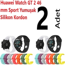 Huawei Watch Gt1 Gt2 Gt3 46 Mm Sport Yumuşak Silikon Kordon Kayış (424969018)
