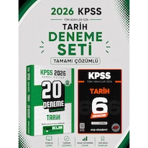 Yediiklim 2026 Kpss Tarih 20 Deneme & Kpss Tarih 6 Deneme Evp Akademi Seti