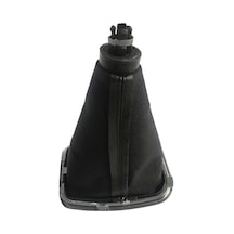 My Topped 1999-2005 Volkswagen Bora/golf/jetta Siyah 6 Vites Dayanıklı Pu Deri Vites Koruması Siyah