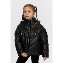 Kız Çocuk Şişme Mont 51320 Siyah