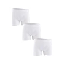 Ceylanoğlu Erkek Likralı Boxer 034 3 Paket - Beyaz - Xxxl Beyaz