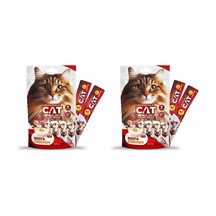 Eurogold Cat Sıvı Kedi Ödülü Dana-tavuk Etl 5x15 Gr 2li Paket 103 Ivory