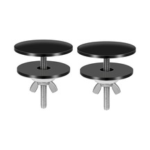 Agoodshop Lavabo Matı Sıçrama Koruyucu Mutfak Musluk Tutucu Emici Mat, Deri Konturlu Kahverengi Küçük Siyah