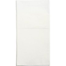 Çift Kat Beyaz Cepli Peçete 1/8 40x40 Cm Açık Hali 50 Adet