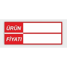Silinebilir Pvc Kaplamalı Etiketi Raf Önü Fiyat Etiketi 90 Adet