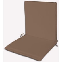 Arkalıklı Sırt Kısımlı Bahçe Koltuk Sandalye Minderi 48x90x5cm Kahve