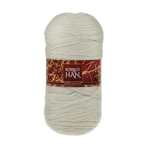 Kürkçü Han Premium 390gr 624m El Örgü İpi Fil Dişi