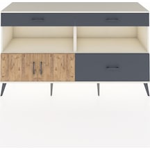 Hyperion Konsol 2 Raflı 3 Çekmeceli 2 Kapaklı 176x44x99 Aytaşı-ça Aytaşı-çam/antrasit