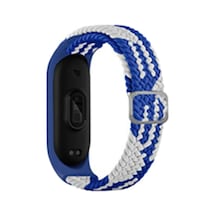 Xiaomi Mi Band 7 Uyumlu Star Kordon - Mavi-beyaz