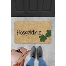 Evaşk Kapı Önü Paspası Vinil Kaymaz Tabanlı 45 X 70 Evaşkdm10116