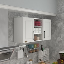 Kenzlife Hazır Mutfak Dolabı Pırasa60 Byz Mod1 60 120 32 Mebran Kapak Suntalam Gövde Beyaz