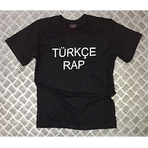 Stoned&Fame Unisex Siyah Türkçe Baskılı T-shirt SIYAH