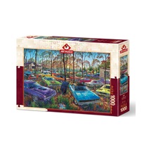 Art Puzzle Araba Mezarlığı 1000 Parça Puzzle
