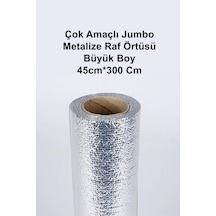 Çok Amaçlı Metalize Raf Örtüsü Büyük Boy 45 Cm X 3 Metre 1 Adet Belirtilmemiş Metalik Tr Diğer