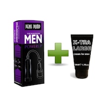 Hızlı Express Men Pump 22 Cm Kaliteli Penis Vakum Pompası + 50 Ml Penis Kremi