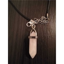 Doğal Taş Ve Kolye Set Reiki Yoga Şans Enerji Kolyesi Kirlibeyaz - 285430342 Kirlibeyaz