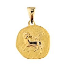 Goldkupe 14 Ayar Altın Koç Burç Kolye Ucu 1,80 Gr-6389 Altın