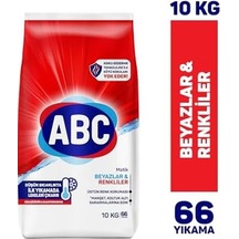Abc Deterjan Matik Beyazlar & Renkliler 10 Kg 3 Paketi