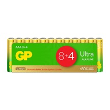 Gp G-tech Ultra Alkalin İnce Lr03 - Aaa Boy 1.5v Pil 12&apos Li Shrink