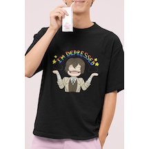 Anime Dazai Depressed Tişört