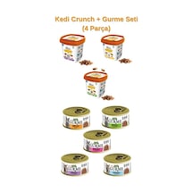 Pawleno Kedi Crunch + Gurme Seti 4 Parça