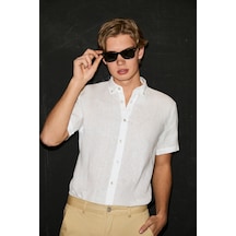 U.S. Polo Assn. U.s. Polo Assn. Erkek Beyaz Gömlek Kısa Kollu 50321257-vr013