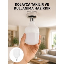 Mey İthalat Acil Durumlara Uygun Şarjlı Torch Led Ampul 30 Watt Yeni Nesil