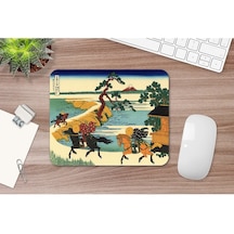 Hokusai Village Of Sekiya At Sumida River 17 X 21 Cm Mouse Pad Mousepad