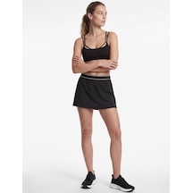 Koton Rahat Kalıp Yüksek Bel Spor Mini Şort Etek Siyah 6sak40019nw