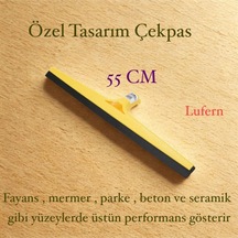 Özel Tasarım Yer Sileceği Çekpas 55 Cm Ev Oto Yıkama Fabrika Depo Fayans Mermer Parke Seramik Beton