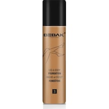 Bebak Bacak ve Vücut Fondöteni No 3 Dark 75 ML