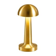 Modern Kablosuz Şarjlı Masa Lambası Mien Dokunmatik Masa Lambası Usb Şarjlı Dekoratif Taşınabilir Ortam Aydınlatma Mantar Masa Lambası Gold Altın Masa Lambası Masa Lambası Kamp Piknik Lambası .
