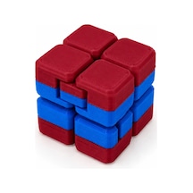 Çift Renk Sonsuzluk Küpü Mavi 40x40mm